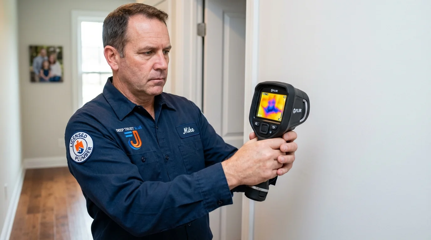Thermal imaging leak detection by Johns Plumbing LLC in Parkers Prairie